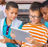 Children Using Tablets